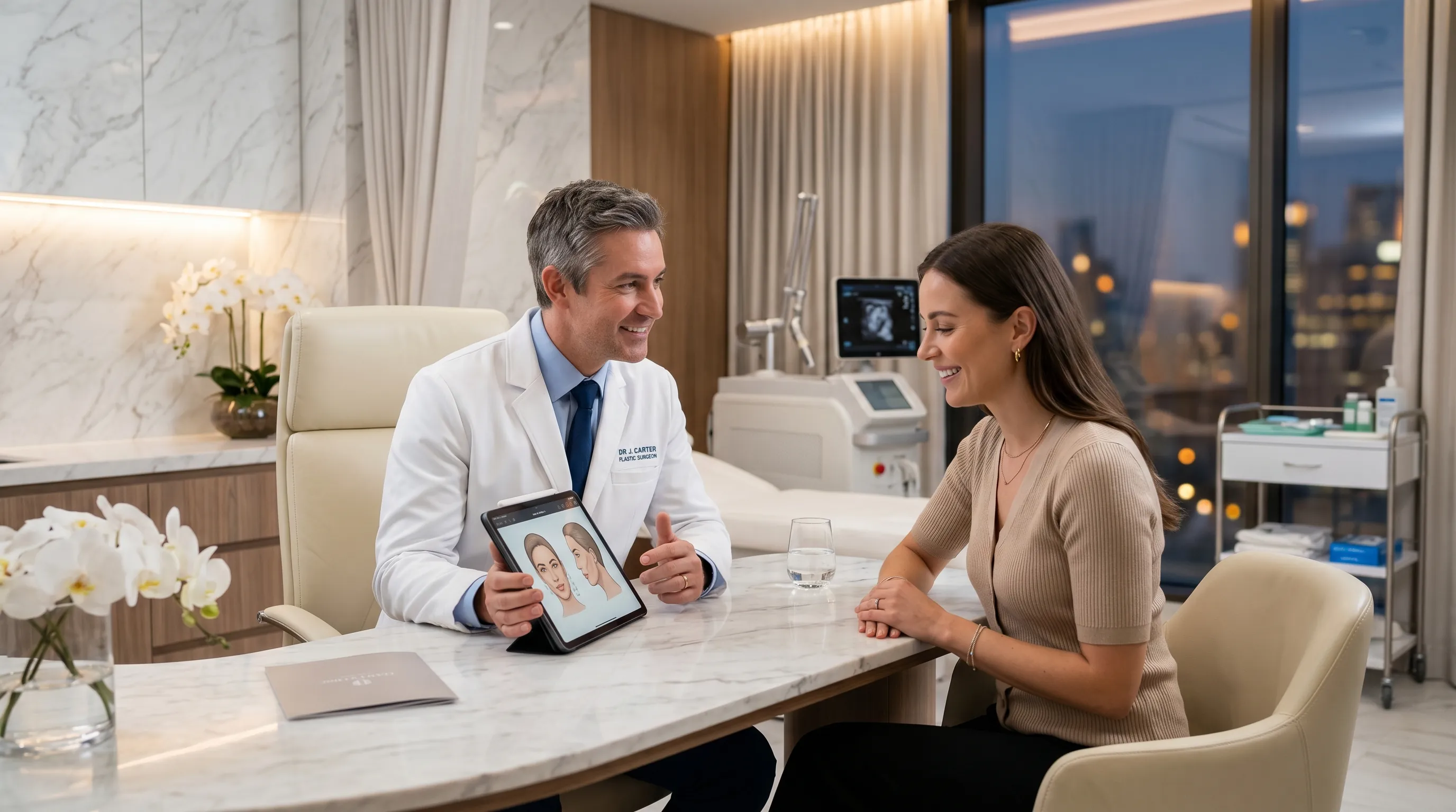 Dr. David Edelberg conducting clinical assessment
